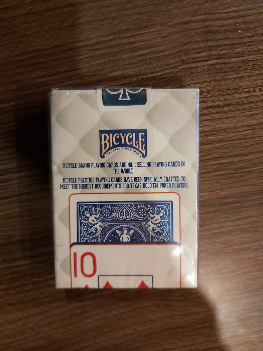 Playing Cards Bicycle Original Bleu - Numéro Grand >>100% plastic - 4600Da